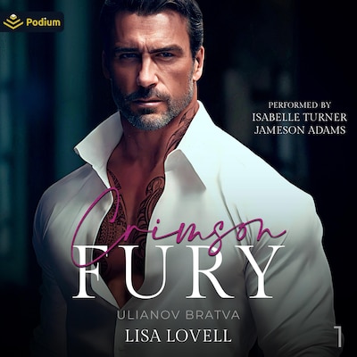Crimson Fury – omslag til lydbogen af Lisa Lovell