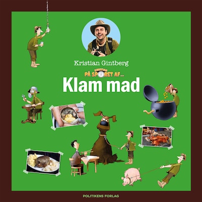 Kristian på sporet af klam mad - Læs selv-serie – omslag til lydbogen af Kristian Gintberg