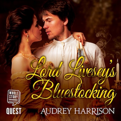 Lord Livesey's Bluestocking – omslag til lydbogen af Audrey Harrison