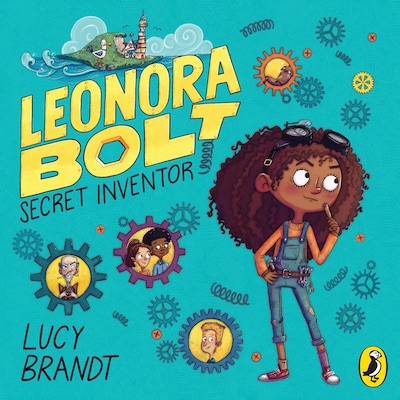 Leonora Bolt: Secret Inventor – omslag til lydbogen af Lucy Brandt