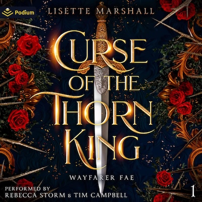 Curse of the Thorn King – omslag til lydbogen af Lisette Marshall