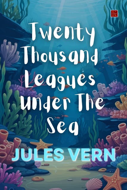 Twenty Thousand Leagues Under The Sea – omslag til lydbogen af Jules Vern