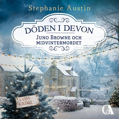 Juno Browne och midvintermordet – omslag till ljudboken av Stephanie Austin