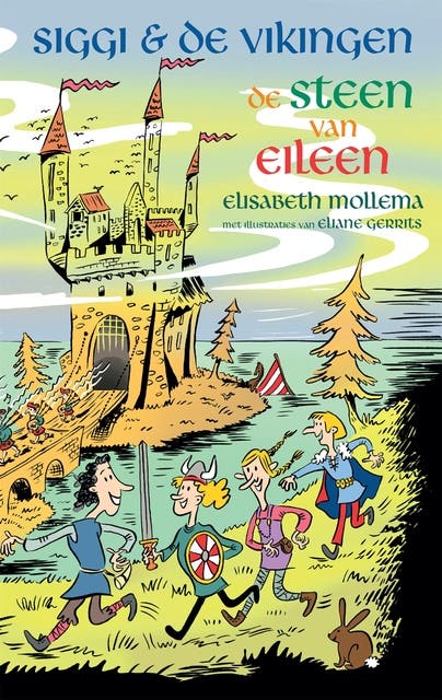 Siggi & de Vikingen - De steen van Eileen – omslag van het luisterboek van Elisabeth Mollema