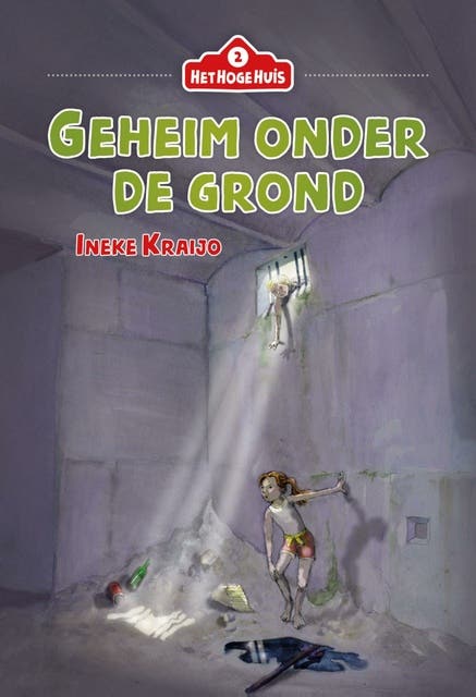 Geheim onder de grond – omslag van het luisterboek van Ineke Kraijo