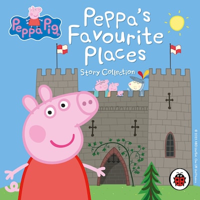 Peppa Pig: Peppa’s Favourite Places Story Collection – omslag til lydbogen af Ladybird