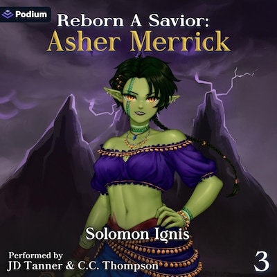 Reborn a Savior: Asher Merrick – omslag til lydbogen af Solomon Ignis