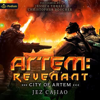 Revenant: Artem, Part I – omslag till ljudboken av Jez Cajiao