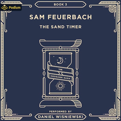 The Sand Timer – omslag til lydbogen af Sam Feuerbach