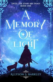 A Memory of Light – omslag till ljudboken av Allyson Barkley