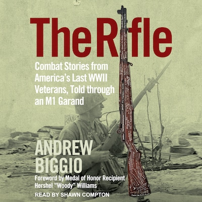 The Rifle – omslag til lydbogen af Andrew Biggio