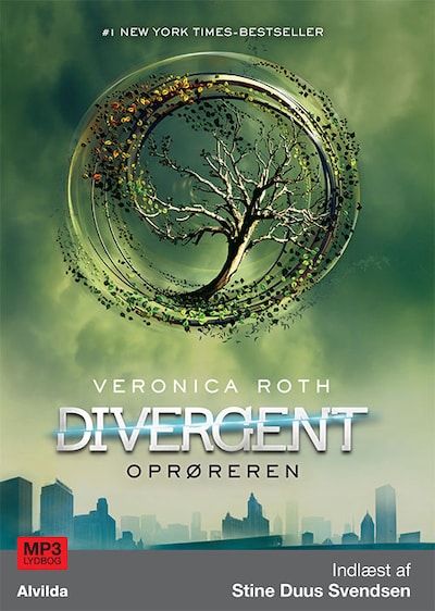 Divergent 2: Oprøreren – omslag til lydbogen af Veronica Roth