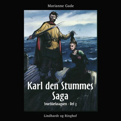 Karl den Stummes saga – omslag til lydbogen af Marianne Gade