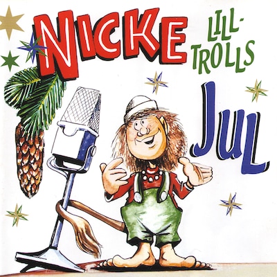 Nicke Lill-Trolls jul – omslag till ljudboken av Ragnar Falck