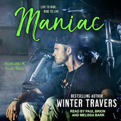 Maniac – omslag til lydbogen af Winter Travers