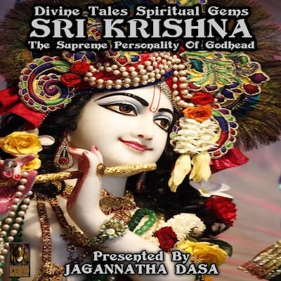 Divine Tales Spiritual Gems - Sri Krishna The Supreme Personality Of Godhead – omslag til lydbogen af Unknown Author