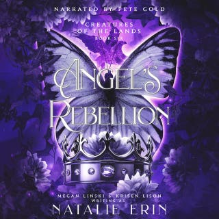 Angel's Rebellion – omslag till ljudboken av Megan Linski, Natalie Erin, Krisen Lison