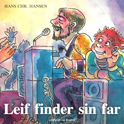 Leif finder sin far – omslag til lydbogen af Hans Christian Hansen