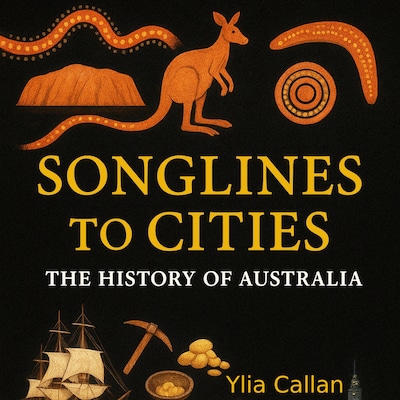 Songlines to Cities – omslag til lydbogen af Ylia Callan