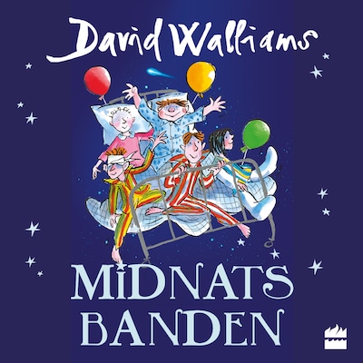 Midnatsbanden – omslag til lydbogen af David Walliams