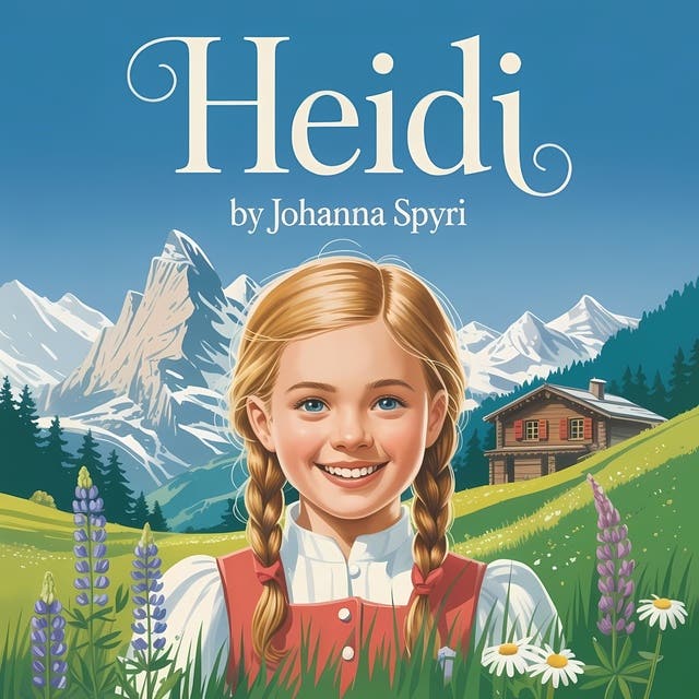 Heidi: The Unabridged Children’s Classic Tale of Friendship and Life in the Swiss Alps – omslag til lydbogen af Johanna Spyri