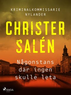 Någonstans där ingen skulle leta – omslag till ljudboken av Christer Salén