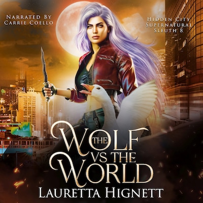 The Wolf Vs The World – omslag til lydbogen af Lauretta Hignett