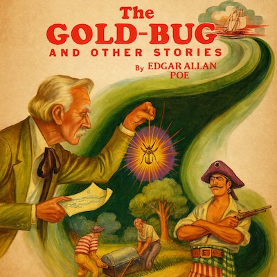 The Gold-Bug and Other Tales – omslag til lydbogen af Edgar Allan Poe