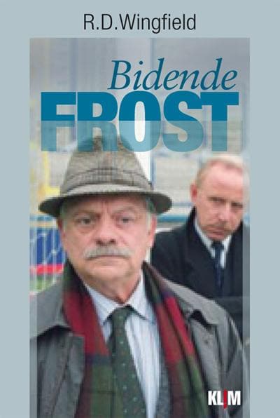 Bidende frost – omslag til lydbogen af R.D. Wingfield