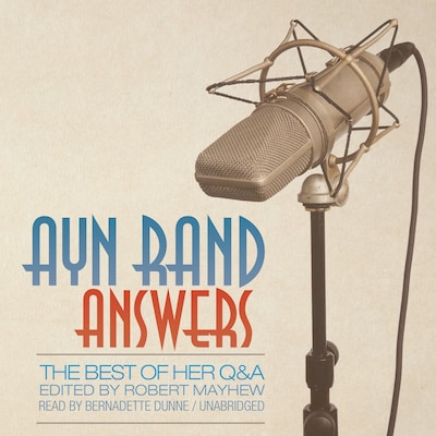 Ayn Rand Answers – omslag til lydbogen af Ayn Rand