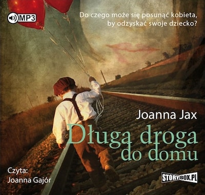 Długa droga do domu – okładka audiobooka, autor Joanna Jax