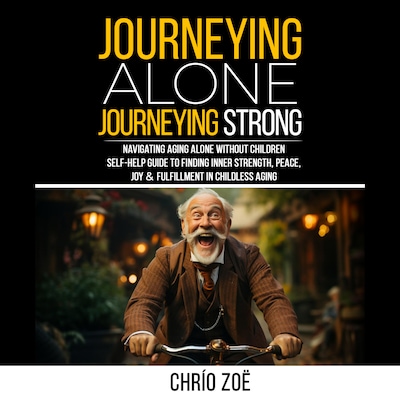 Journeying Alone, Journeying Strong: Navigating Aging Alone Without Children – omslag til lydbogen af Chrío Zoë