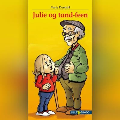Julie og tandfeen – omslag til lydbogen af Marie Duedahl
