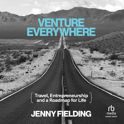 Venture Everywhere – omslag til lydbogen af Jenny Fielding