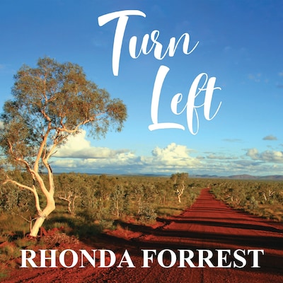 Turn Left – omslag til lydbogen af Rhonda Forrest