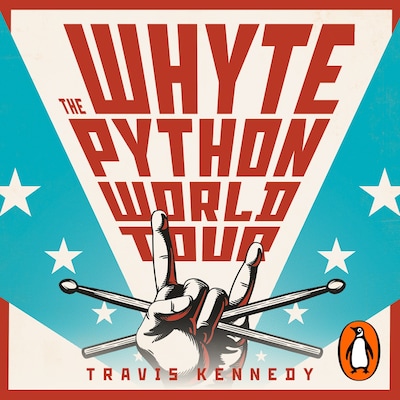 The Whyte Python World Tour – omslag til lydbogen af Travis Kennedy