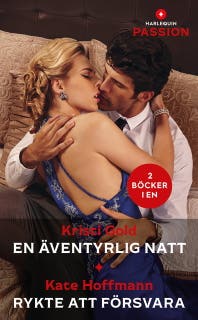 En äventyrlig natt / Rykte att försvara – omslag till ljudboken av Kate Hoffmann,Kristi Gold
