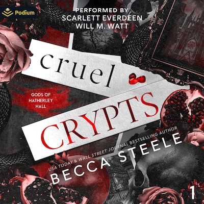 Cruel Crypts – omslag til lydbogen af Becca Steele