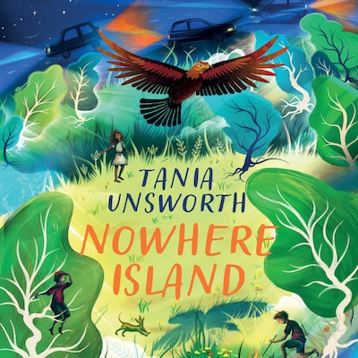 Nowhere Island – omslag til lydbogen af Tania Unsworth