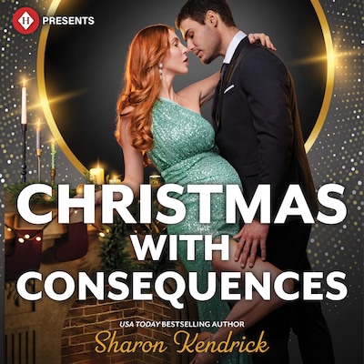 Christmas with Consequences – omslag til lydbogen af Sharon Kendrick