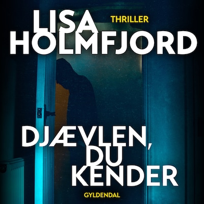 Djævlen, du kender – omslag til lydbogen af Lisa Holmfjord