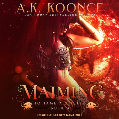 Maiming – omslag til lydbogen af A.K. Koonce