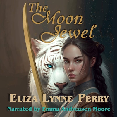 The Moon Jewel – omslag til lydbogen af Eliza Lynne Perry