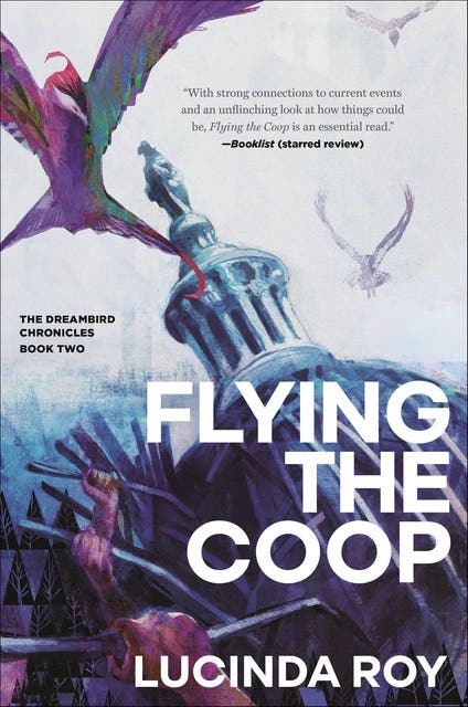 Flying the Coop – omslag til lydbogen af Lucinda Roy