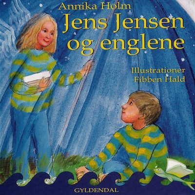 Jens Jensen og englene – omslag til lydbogen af Annika Holm