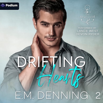 Drifting Hearts – omslag til lydbogen af E.M. Denning
