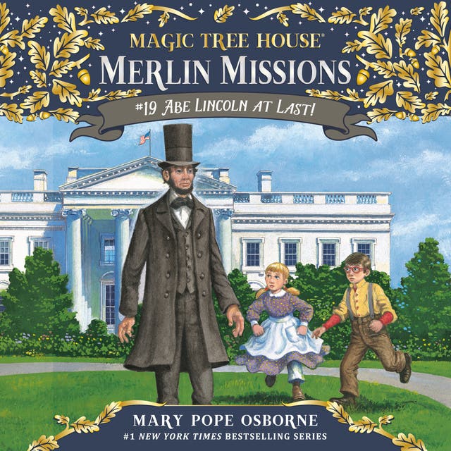 Abe Lincoln at Last! – omslag til lydbogen af Mary Pope Osborne