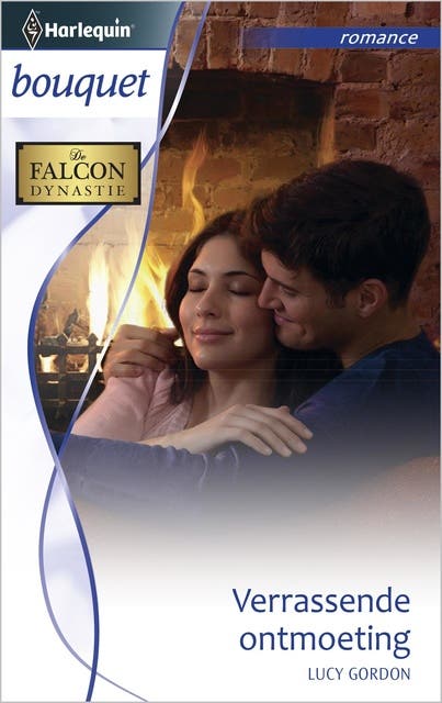 Verrassende ontmoeting: De Falcon dynastie – omslag van het luisterboek van Lucy Gordon
