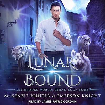 Lunar Bound – omslag til lydbogen af McKenzie Hunter, Emerson Knight