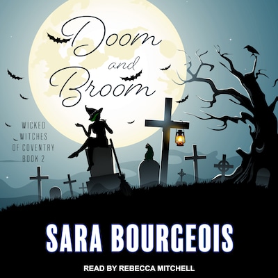 Doom and Broom – omslag til lydbogen af Sara Bourgeois